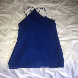 Royal blue summer tank